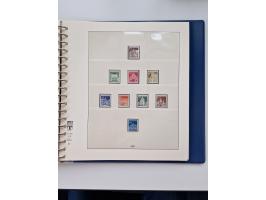 1945/87, vorwiegend postfrische bzw. gestempelte Sammlung, dabei Bund und Berlin doppelt, bis auf wenige jeweils komplett, au