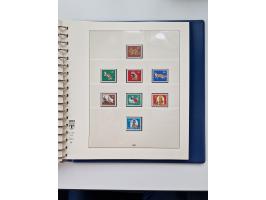 1945/87, vorwiegend postfrische bzw. gestempelte Sammlung, dabei Bund und Berlin doppelt, bis auf wenige jeweils komplett, au