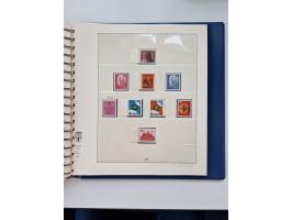 1945/87, vorwiegend postfrische bzw. gestempelte Sammlung, dabei Bund und Berlin doppelt, bis auf wenige jeweils komplett, au