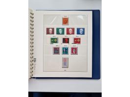 1945/87, vorwiegend postfrische bzw. gestempelte Sammlung, dabei Bund und Berlin doppelt, bis auf wenige jeweils komplett, au