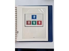 1945/87, vorwiegend postfrische bzw. gestempelte Sammlung, dabei Bund und Berlin doppelt, bis auf wenige jeweils komplett, au