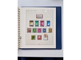 1945/87, vorwiegend postfrische bzw. gestempelte Sammlung, dabei Bund und Berlin doppelt, bis auf wenige jeweils komplett, au