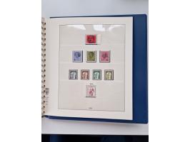 1945/87, vorwiegend postfrische bzw. gestempelte Sammlung, dabei Bund und Berlin doppelt, bis auf wenige jeweils komplett, au