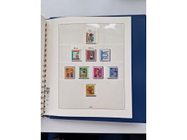 1945/87, vorwiegend postfrische bzw. gestempelte Sammlung, dabei Bund und Berlin doppelt, bis auf wenige jeweils komplett, au