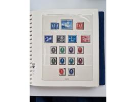 1945/87, vorwiegend postfrische bzw. gestempelte Sammlung, dabei Bund und Berlin doppelt, bis auf wenige jeweils komplett, au