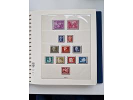 1945/87, vorwiegend postfrische bzw. gestempelte Sammlung, dabei Bund und Berlin doppelt, bis auf wenige jeweils komplett, au