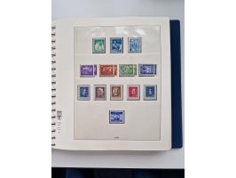 1945/87, vorwiegend postfrische bzw. gestempelte Sammlung, dabei Bund und Berlin doppelt, bis auf wenige jeweils komplett, au