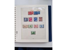 1945/87, vorwiegend postfrische bzw. gestempelte Sammlung, dabei Bund und Berlin doppelt, bis auf wenige jeweils komplett, au