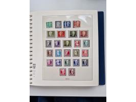 1945/87, vorwiegend postfrische bzw. gestempelte Sammlung, dabei Bund und Berlin doppelt, bis auf wenige jeweils komplett, au