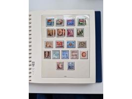 1945/87, vorwiegend postfrische bzw. gestempelte Sammlung, dabei Bund und Berlin doppelt, bis auf wenige jeweils komplett, au
