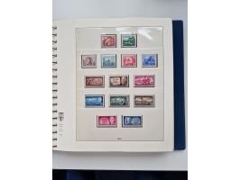 1945/87, vorwiegend postfrische bzw. gestempelte Sammlung, dabei Bund und Berlin doppelt, bis auf wenige jeweils komplett, au