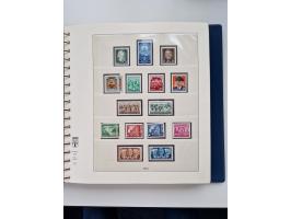 1945/87, vorwiegend postfrische bzw. gestempelte Sammlung, dabei Bund und Berlin doppelt, bis auf wenige jeweils komplett, au