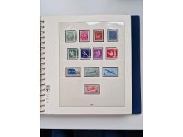 1945/87, vorwiegend postfrische bzw. gestempelte Sammlung, dabei Bund und Berlin doppelt, bis auf wenige jeweils komplett, au