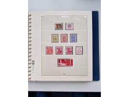 1945/87, vorwiegend postfrische bzw. gestempelte Sammlung, dabei Bund und Berlin doppelt, bis auf wenige jeweils komplett, au