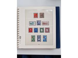 1945/87, vorwiegend postfrische bzw. gestempelte Sammlung, dabei Bund und Berlin doppelt, bis auf wenige jeweils komplett, au