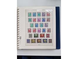 1945/87, vorwiegend postfrische bzw. gestempelte Sammlung, dabei Bund und Berlin doppelt, bis auf wenige jeweils komplett, au