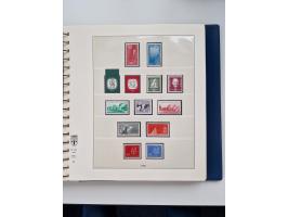 1945/87, vorwiegend postfrische bzw. gestempelte Sammlung, dabei Bund und Berlin doppelt, bis auf wenige jeweils komplett, au