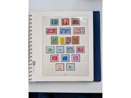 1945/87, vorwiegend postfrische bzw. gestempelte Sammlung, dabei Bund und Berlin doppelt, bis auf wenige jeweils komplett, au
