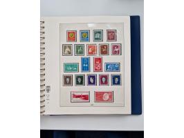 1945/87, vorwiegend postfrische bzw. gestempelte Sammlung, dabei Bund und Berlin doppelt, bis auf wenige jeweils komplett, au
