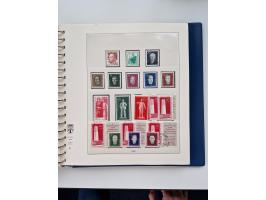 1945/87, vorwiegend postfrische bzw. gestempelte Sammlung, dabei Bund und Berlin doppelt, bis auf wenige jeweils komplett, au