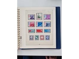 1945/87, vorwiegend postfrische bzw. gestempelte Sammlung, dabei Bund und Berlin doppelt, bis auf wenige jeweils komplett, au