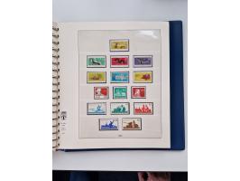 1945/87, vorwiegend postfrische bzw. gestempelte Sammlung, dabei Bund und Berlin doppelt, bis auf wenige jeweils komplett, au