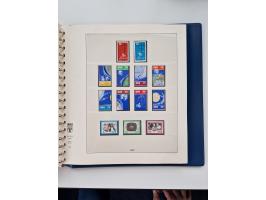 1945/87, vorwiegend postfrische bzw. gestempelte Sammlung, dabei Bund und Berlin doppelt, bis auf wenige jeweils komplett, au