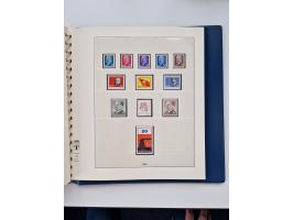 1945/87, vorwiegend postfrische bzw. gestempelte Sammlung, dabei Bund und Berlin doppelt, bis auf wenige jeweils komplett, au