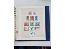 1945/87, vorwiegend postfrische bzw. gestempelte Sammlung, dabei Bund und Berlin doppelt, bis auf wenige jeweils komplett, au