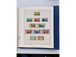 1945/87, vorwiegend postfrische bzw. gestempelte Sammlung, dabei Bund und Berlin doppelt, bis auf wenige jeweils komplett, au