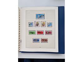 1945/87, vorwiegend postfrische bzw. gestempelte Sammlung, dabei Bund und Berlin doppelt, bis auf wenige jeweils komplett, au