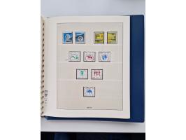 1945/87, vorwiegend postfrische bzw. gestempelte Sammlung, dabei Bund und Berlin doppelt, bis auf wenige jeweils komplett, au