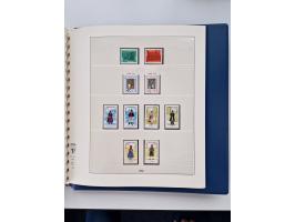 1945/87, vorwiegend postfrische bzw. gestempelte Sammlung, dabei Bund und Berlin doppelt, bis auf wenige jeweils komplett, au