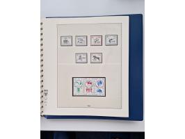 1945/87, vorwiegend postfrische bzw. gestempelte Sammlung, dabei Bund und Berlin doppelt, bis auf wenige jeweils komplett, au