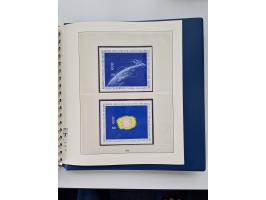 1945/87, vorwiegend postfrische bzw. gestempelte Sammlung, dabei Bund und Berlin doppelt, bis auf wenige jeweils komplett, au