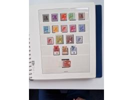 1945/87, vorwiegend postfrische bzw. gestempelte Sammlung, dabei Bund und Berlin doppelt, bis auf wenige jeweils komplett, au