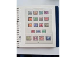 1945/87, vorwiegend postfrische bzw. gestempelte Sammlung, dabei Bund und Berlin doppelt, bis auf wenige jeweils komplett, au