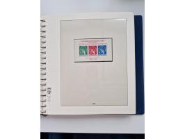 1945/87, vorwiegend postfrische bzw. gestempelte Sammlung, dabei Bund und Berlin doppelt, bis auf wenige jeweils komplett, au