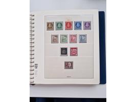 1945/87, vorwiegend postfrische bzw. gestempelte Sammlung, dabei Bund und Berlin doppelt, bis auf wenige jeweils komplett, au