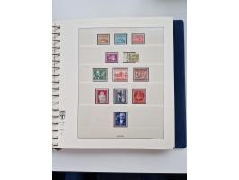 1945/87, vorwiegend postfrische bzw. gestempelte Sammlung, dabei Bund und Berlin doppelt, bis auf wenige jeweils komplett, au