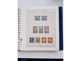 1945/87, vorwiegend postfrische bzw. gestempelte Sammlung, dabei Bund und Berlin doppelt, bis auf wenige jeweils komplett, au