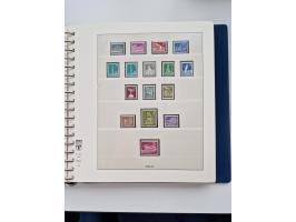 1945/87, vorwiegend postfrische bzw. gestempelte Sammlung, dabei Bund und Berlin doppelt, bis auf wenige jeweils komplett, au