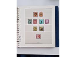 1945/87, vorwiegend postfrische bzw. gestempelte Sammlung, dabei Bund und Berlin doppelt, bis auf wenige jeweils komplett, au