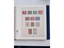 1945/87, vorwiegend postfrische bzw. gestempelte Sammlung, dabei Bund und Berlin doppelt, bis auf wenige jeweils komplett, au