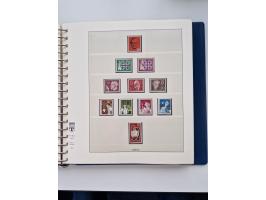 1945/87, vorwiegend postfrische bzw. gestempelte Sammlung, dabei Bund und Berlin doppelt, bis auf wenige jeweils komplett, au