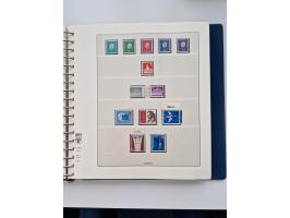 1945/87, vorwiegend postfrische bzw. gestempelte Sammlung, dabei Bund und Berlin doppelt, bis auf wenige jeweils komplett, au