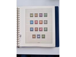 1945/87, vorwiegend postfrische bzw. gestempelte Sammlung, dabei Bund und Berlin doppelt, bis auf wenige jeweils komplett, au