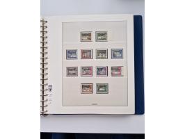 1945/87, vorwiegend postfrische bzw. gestempelte Sammlung, dabei Bund und Berlin doppelt, bis auf wenige jeweils komplett, au
