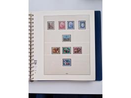 1945/87, vorwiegend postfrische bzw. gestempelte Sammlung, dabei Bund und Berlin doppelt, bis auf wenige jeweils komplett, au