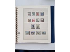 1945/87, vorwiegend postfrische bzw. gestempelte Sammlung, dabei Bund und Berlin doppelt, bis auf wenige jeweils komplett, au